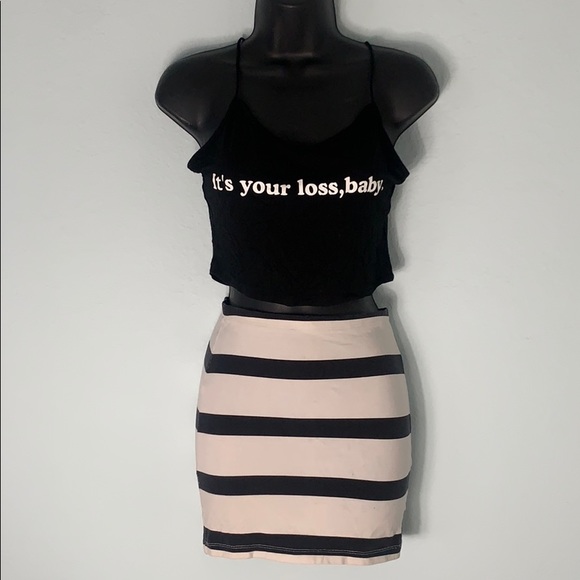 Dolls Kill™️ “It’s your loss baby” crop top. - Picture 6 of 8